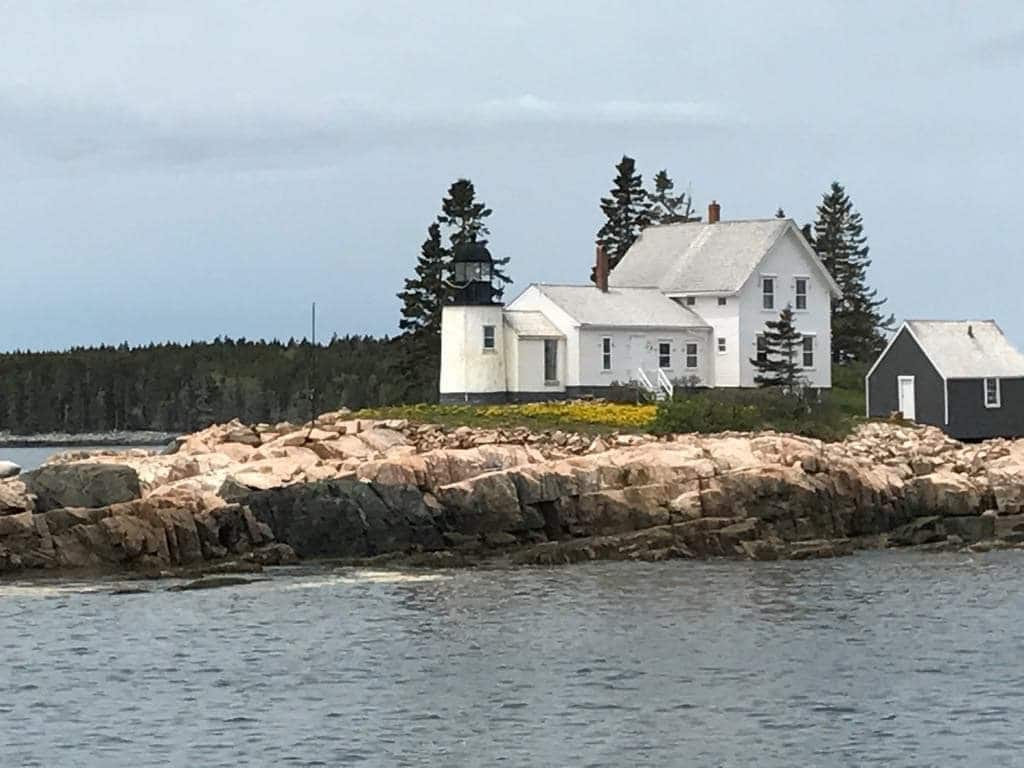 Lighthouse From Boat Tour Things To Do In Acadia National Park