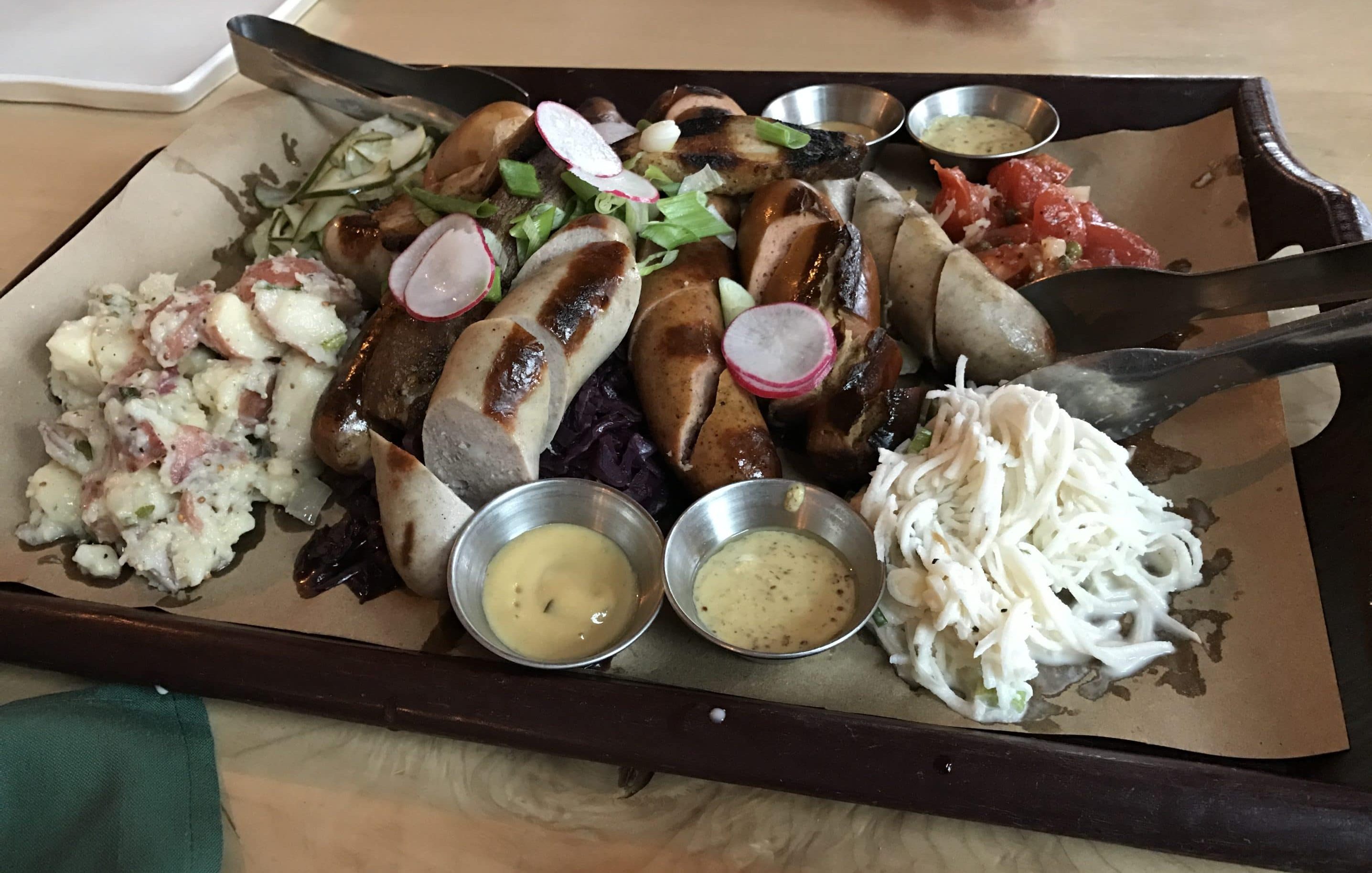 Von Trapp Brewery Platter Of Austrian Food Things To Do Near Stowe Vermont