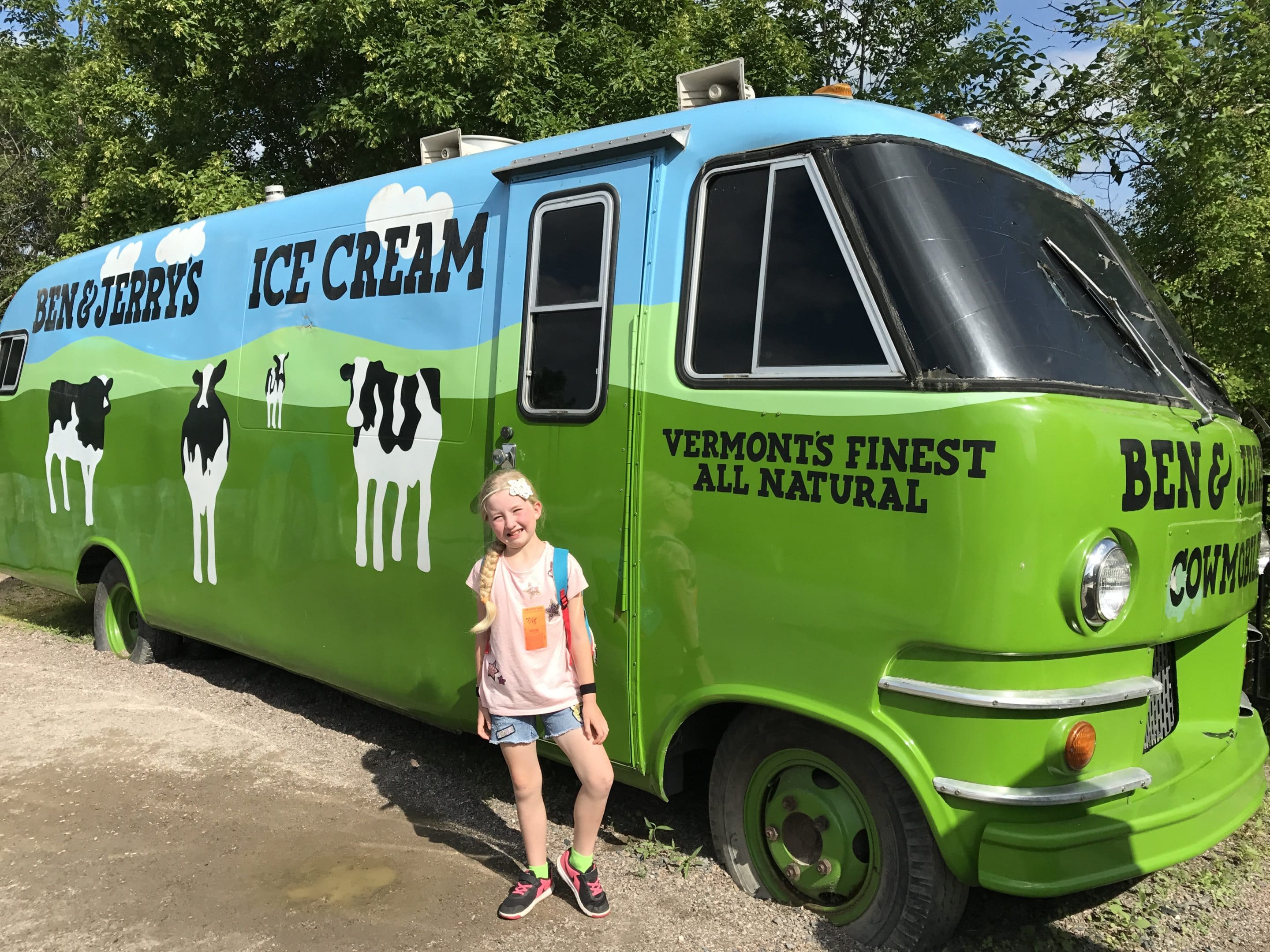 Ben and Jerry's Factory Tour Ice Cream Van Things To Do Near Stowe Vermont