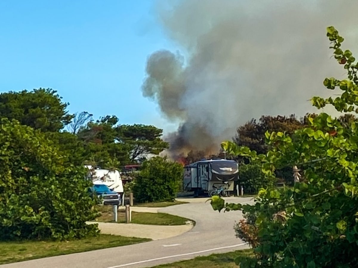 When SHTF Full-Time RVing Florida Campground Fire
