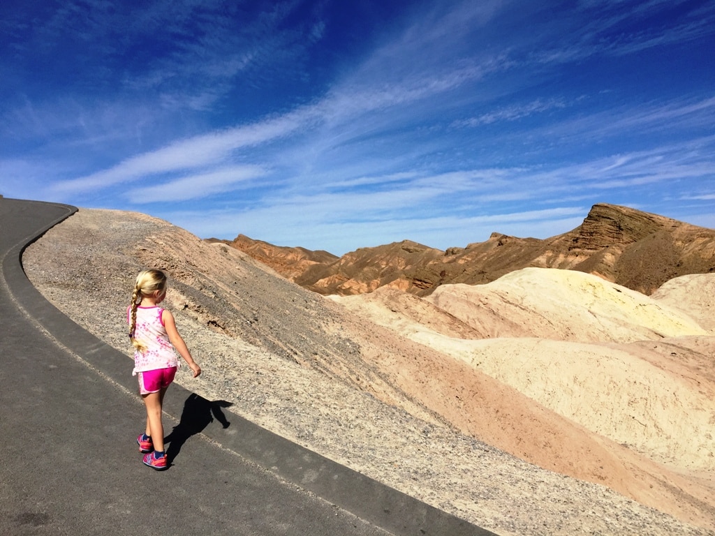 Girl Walking In Death Valley Warmest National Parks To Visit In Winter