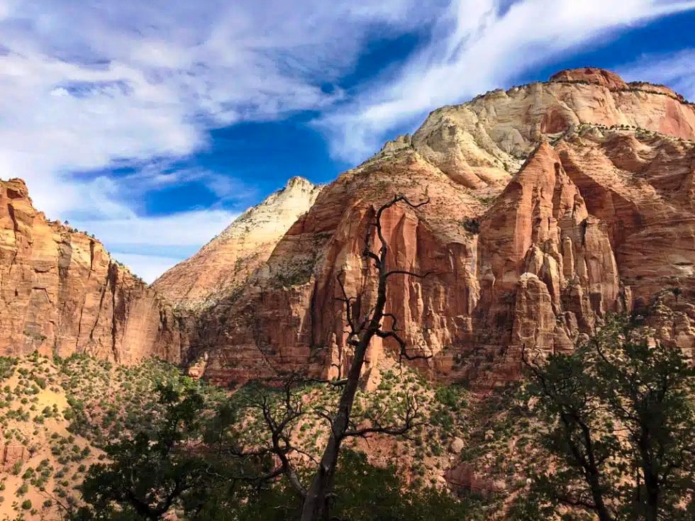 Mountians In Zion National Park Is RV Living Full-Time Right For You?