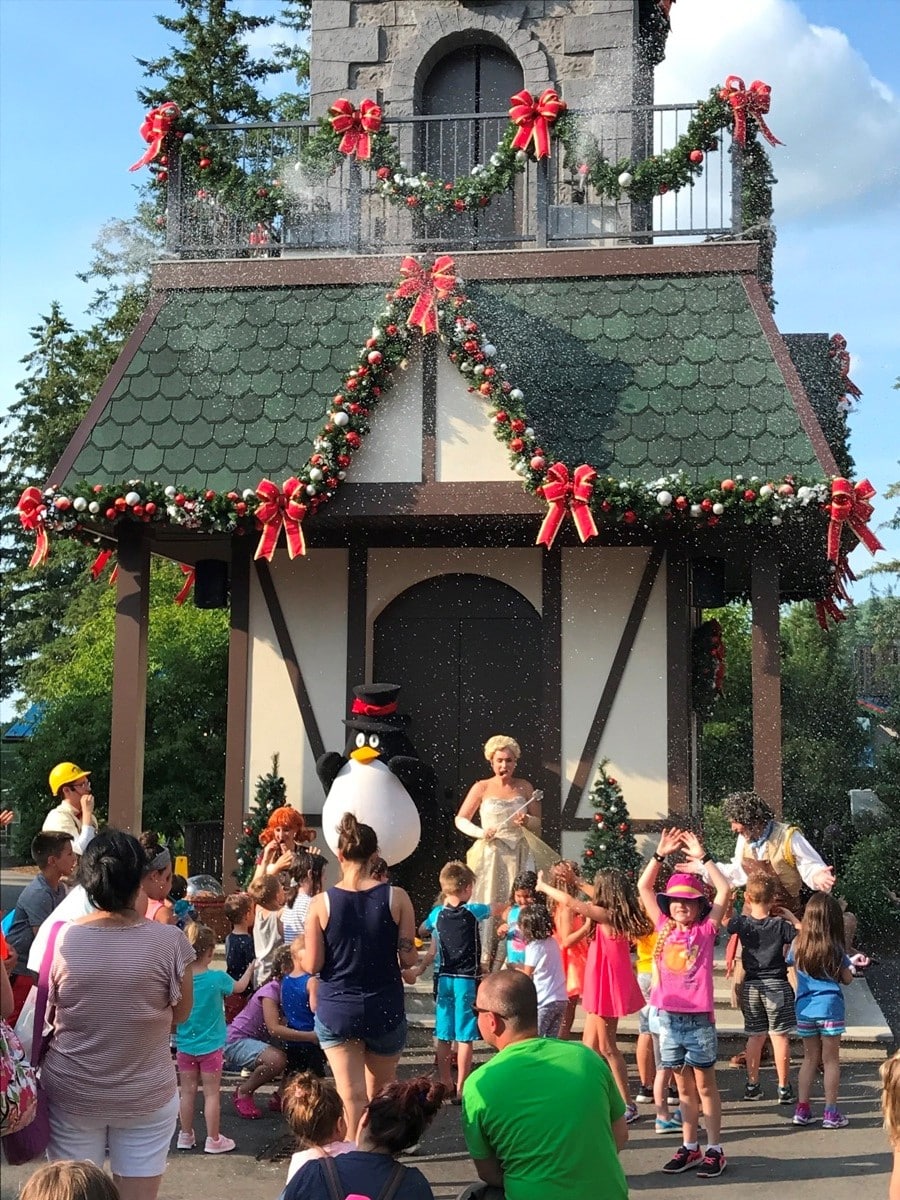 Ice Princess Show Santa's Village Jefferson New Hampshire Christmas Theme Parks