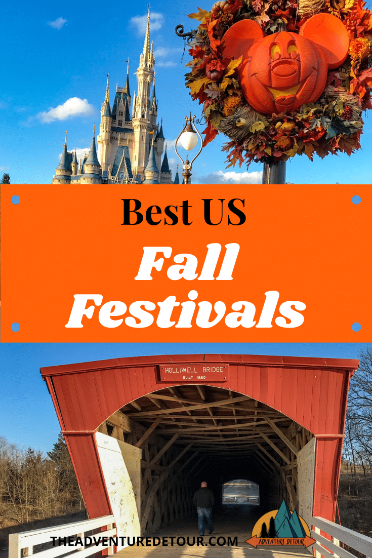Covered Bridge and Lit Carved Pumpkin Best Festivals And Fall Fairs To Visit In Your RV Travels