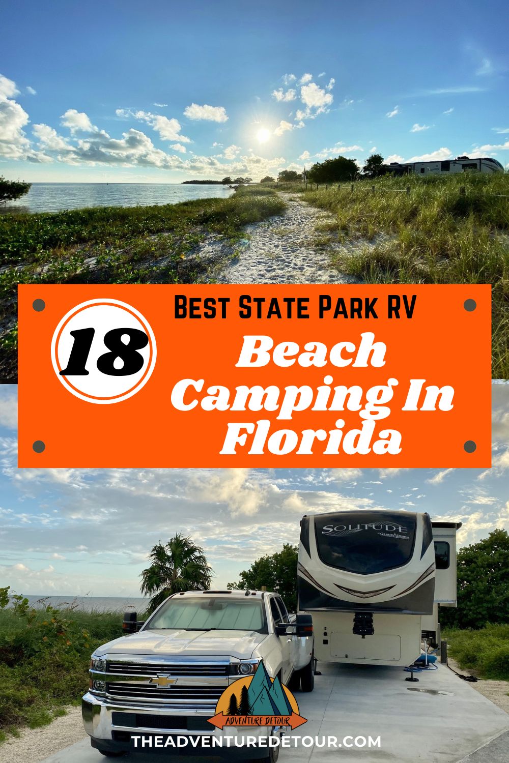 RV On The Beach - RV Camping Florida State Park: Florida Beach Camping