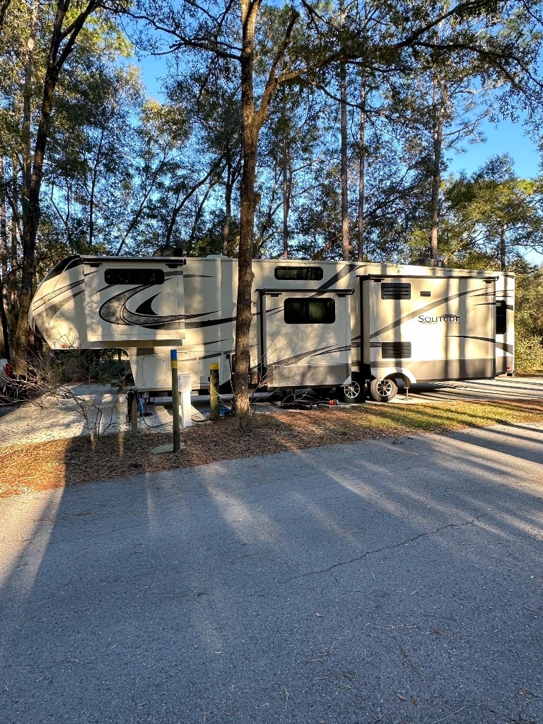 RV camping in state park - cheap RV living
