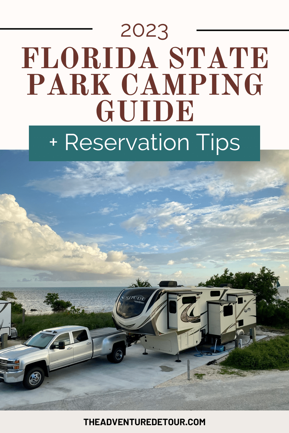RV Camping On The Beach In Florida - State Park Reservations Florida