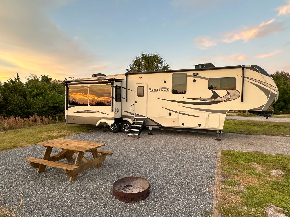 RV campsite in Florida State Park